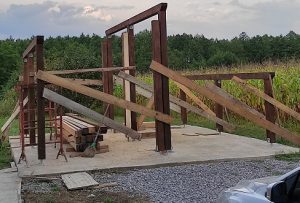 privremena montaža stupova