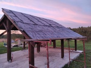 vc4 bitumenska ljepenka na krovu nadstrešnice